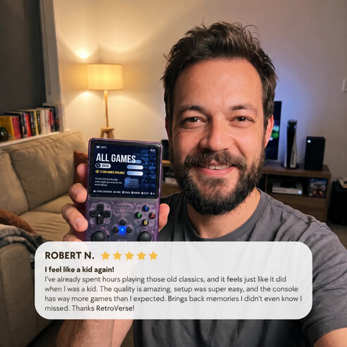 Cardcake Pro 2.0 — R36S Retro Handheld Console