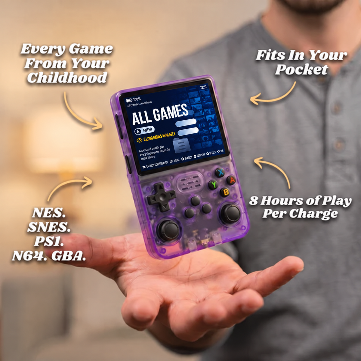 Cardcake Pro 2.0 — R36S Retro Handheld Console