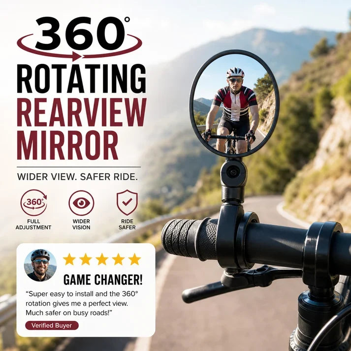 360° Rotating Rearview Mirror（1 Set 2 Pcs）