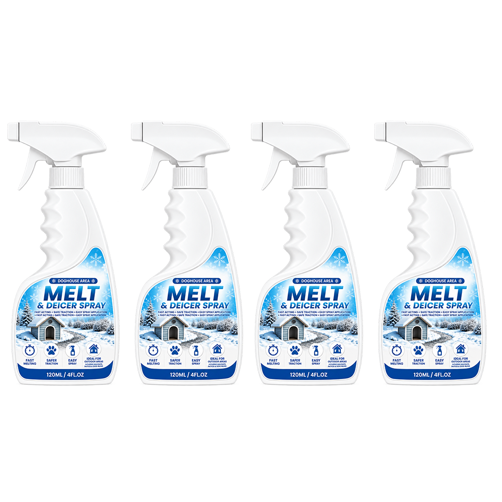 Outdoor De-Icing & Snow Melting Spray – pet-safe, dissolves frost on contact. Clear steps, walkways & patios fast