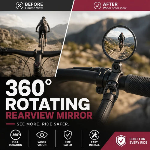 360° Rotating Rearview Mirror（1 Set 2 Pcs）