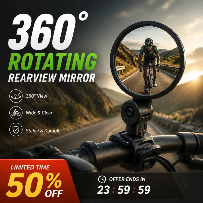 360° Rotating Rearview Mirror（1 Set 2 Pcs）