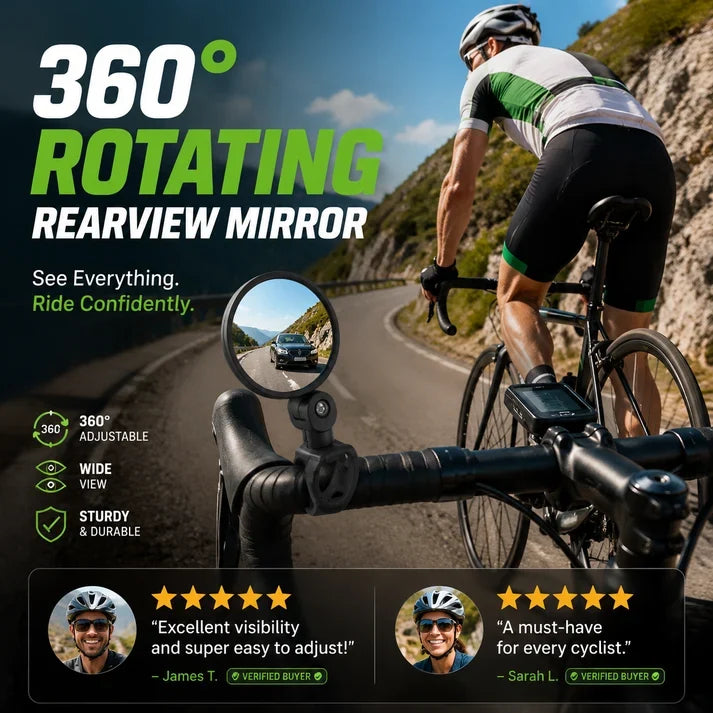360° Rotating Rearview Mirror（1 Set 2 Pcs）