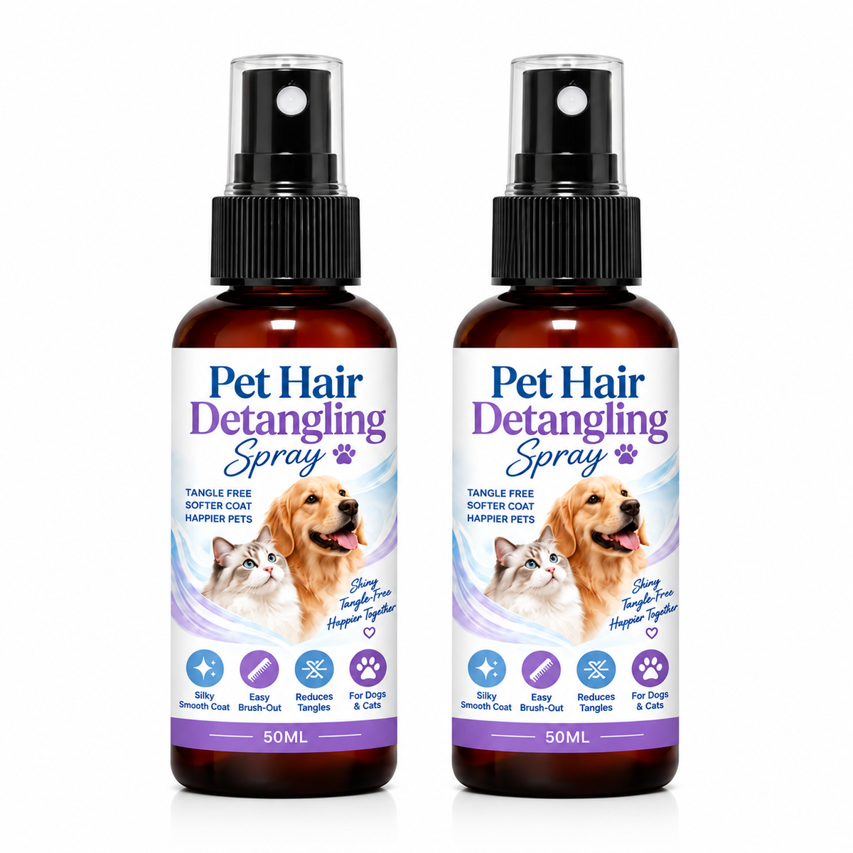 🐾 Ontklit- en verzorgingsspray voor huisdieren