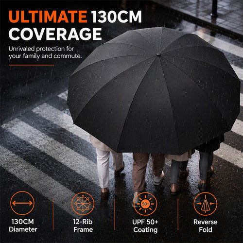 Extra Large Windproof Folding Umbrella