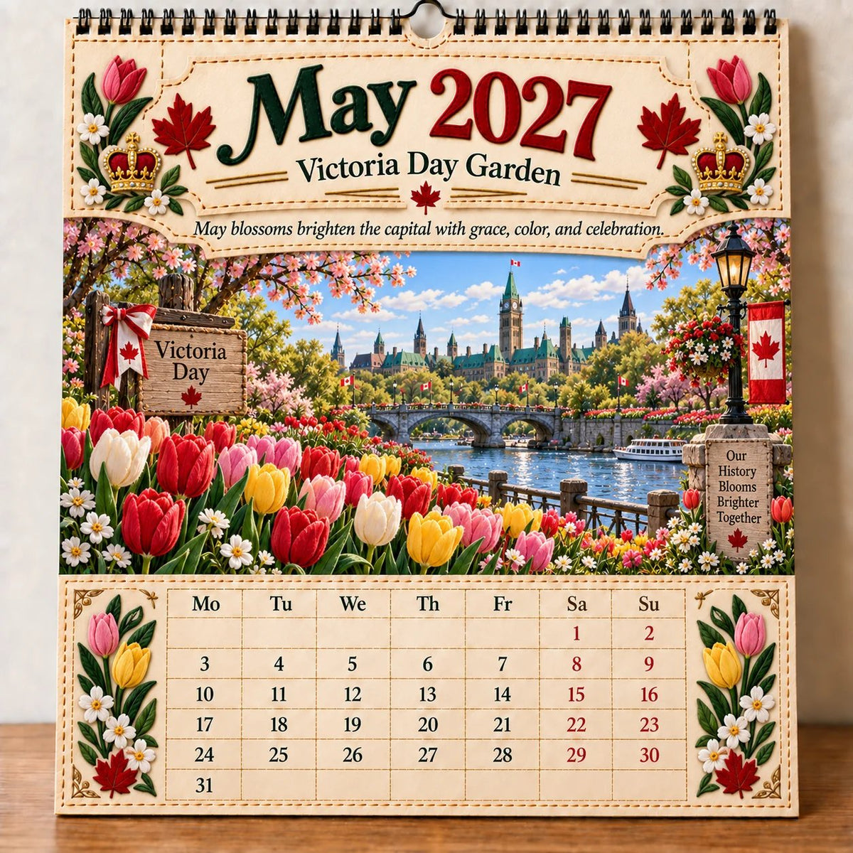 🔥LAST DAY 50% OFF - 🇨🇦🍁 2027 Canada 160th Anniversary Wall Calendar 🍁🇨🇦